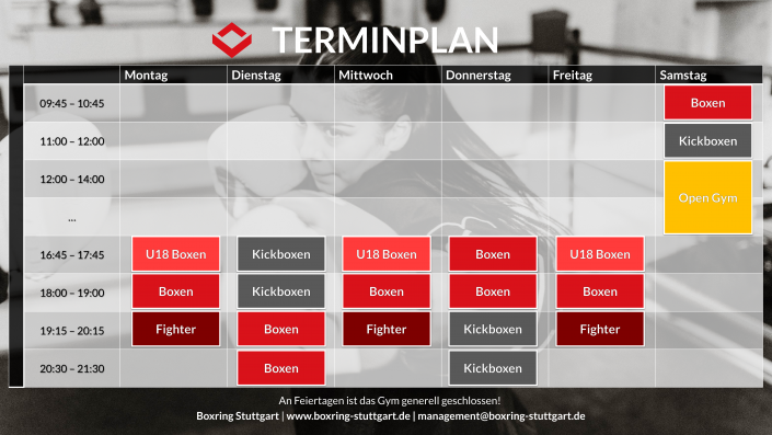 Terminplan Boxring Stuttgart Terminplan Boxring Stuttgart